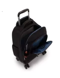 MOCHILA KIPLING NEW ZEA DE RODINHAS TRUE BLACK - MAGIC PLACE PAPELARIA