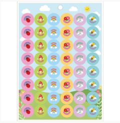 ADESIVOS DECORADOS BLOCO P/ PROF INGLES - comprar online