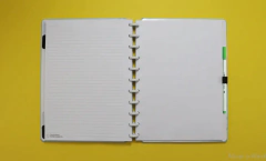 CADERNO INTELIGENTE BY GOCASE MAPA MUNDI AZUL - GRANDE - comprar online