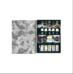 CADERNO ESPIRAL CAPA DURA UNIVERSITÁRIO 1 MATÉRIA HIDE 80 FOLHAS - TILIBRA- CAPAS DIVERSAS - comprar online