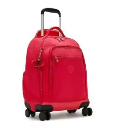 MOCHILA DE RODINHAS KIPLING NEW ZEA TRUE PINK - loja online