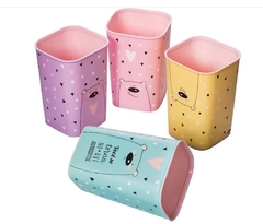 PORTA CANETAS DECORADO CUTE PLASUTIL C/4 - comprar online