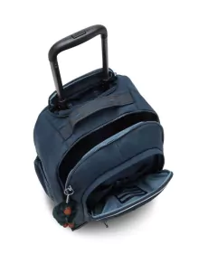 MOCHILA DE RODINHAS KIPLING NEW ZEA TRUE BLUE - MAGIC PLACE PAPELARIA