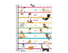 CADERNO ESP C/D UNIV 1 MATÉRIA HUG ME 80 FOLHAS- TILIBRA na internet