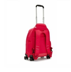 MOCHILA DE RODINHAS KIPLING NEW ZEA TRUE PINK na internet