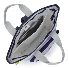 MOCHILA KIPLING SIA ESTAMPADO GREY LILAC BL na internet