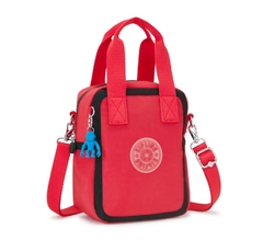 LANCHEIRA KIPLING LILANNA ROSA TRUE PINK BLACK - MAGIC PLACE PAPELARIA