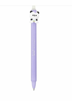 CANETA ESFEROGRÁFICA GEL APAGAVEL 0.7MM - ZOO PANDA - BRW