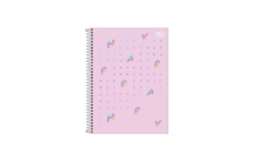 CADERNO ESP C/D UNIVERSITÁRIO 10 MATÉRIAS HAPPY 160 FOLHAS - TILIBRA - MAGIC PLACE PAPELARIA