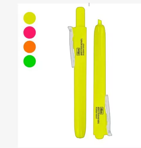 MARCA TEXTO RETRATIL SORTIDO - TILIBRA