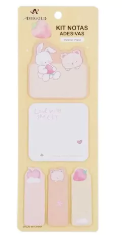 BLOCO ANOTACAO ADESIVO - MAGIC PLACE PAPELARIA