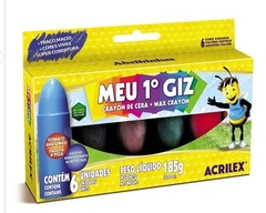 GIZ CERA ACRILEX - MEU PRIMEIRO GIZ 6 CORES