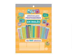 ADESIVOS DECORADOS BLOCO P/ PROF INGLES