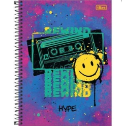 CADERNO ESPIRAL CAPA DURA UNIVERSITÁRIO 1 MATÉRIA HYPE 80 FOLHAS - TILIBRA - CAPAS DIVERSAS - comprar online