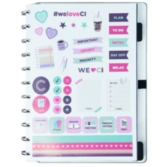 CADERNO GREY LOVE - GRANDE - comprar online