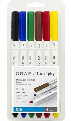 MARCADOR ART GRAF CALLIGRAPHY EST C/6