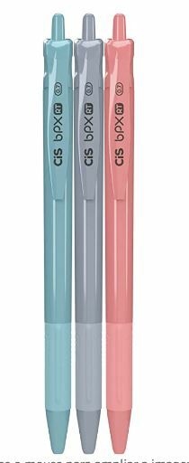 BPX CANETA ESF.0,7MM RT EST C/3 AZ/PT/VM - comprar online