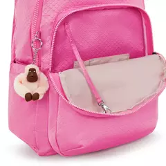 MOCHILA KIPLING SEOUL LAP PINK MERMAID EM - MAGIC PLACE PAPELARIA