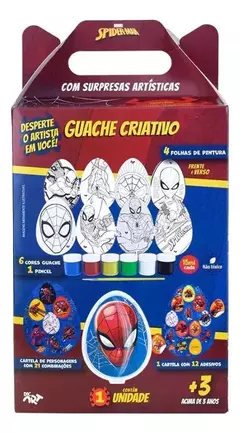 OVO SURPRESA HOMEM ARANHA GUACHE CRIATIVO na internet