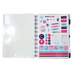 CADERNO INTELIGENTE SILVER LOVE - MEDIO - comprar online