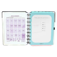 PLANNER GREY GLAM MEDIO - CADERNO INTELIGENTE - loja online
