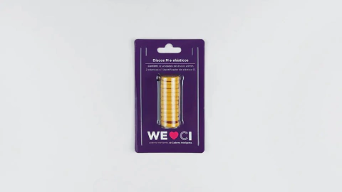 DISCOS M + ELÁSTICO - AMARELO SOL