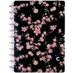 CADERNO INTELIGENTE BY GOCASE CLASSICAL ROSE BLACK - GRANDE