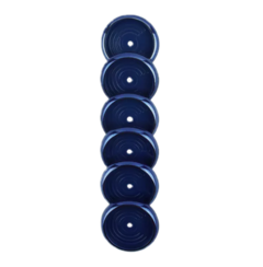 DISCOS + ELASTICO SHIMMERING BLUE - G - comprar online