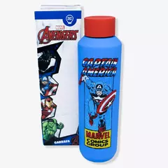 GARRAFA ACQUA 600ML CAPITAO AMERICA - ZONA CRIATIVA na internet