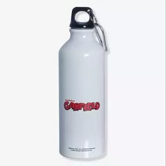 GARRAFA DE ALUMINIO BRANCA 500ML C/MOSQUETAO GARFIELD - ZONA CRIATIVA - comprar online