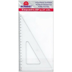 ESQUADRO 60°- 21 CM- ACRIMET