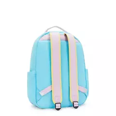 MOCHILA KIPLING SEOUL BLUE SEA MIX - loja online