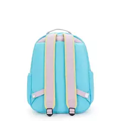 MOCHILA KIPLING SEOUL BLUE SEA MIX - MAGIC PLACE PAPELARIA