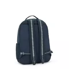 MOCHILA KIPLING SEOUL LAP TRUE BLUE TONAL - loja online