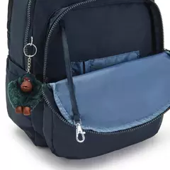 MOCHILA KIPLING SEOUL LAP TRUE BLUE TONAL