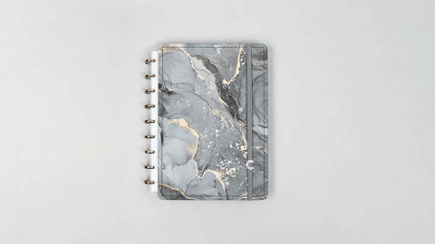 CADERNO MARMORE ONYX - MEDIO