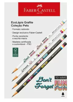 ECOLÁPIS GRAFITE PÔSTER-FABER-CASTELL CORPOS SORTIDOS na internet