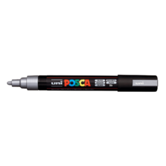 CANETA POSCA METALLIC - 5M COR: PRATA