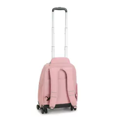 MOCHILA DE RODINHA KIPLING NEW ZEA BRIDAL ROSA - comprar online