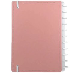 CADERNO ROSE PASTEL GRANDE - CADERNO INTELIGENTE - comprar online