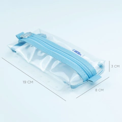 ESTOJO CRYSTAL 2.0 AZUL - UNICO - MAGIC PLACE PAPELARIA