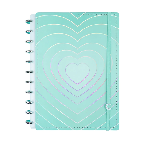 CADERNO TURQUOISE LOVE - GRANDE