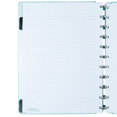 CADERNO TURQUOISE LOVE - GRANDE - MAGIC PLACE PAPELARIA