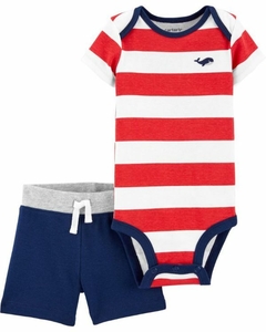 Set 2 Piezas - Body Manga Corta y Pantalón "Marinero"