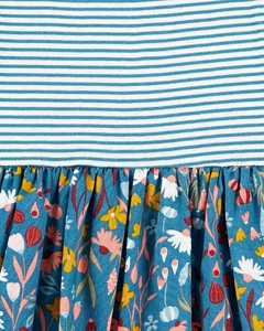 Vestido Bebe "Rayas y Flores" con Bombachita en internet