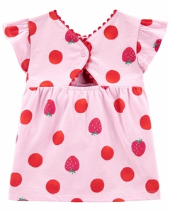 Set 2 Piezas - Remera Mangas Cortas y Pantalón "Frutillas" - comprar online