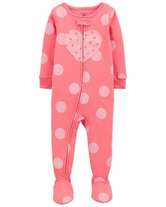 Pijama Algodón Lunares "Corazón" - 2T a 5T - comprar online
