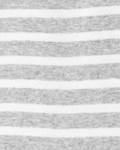 Pijama Algodón Rayado Gris - 2T a 5T - comprar online