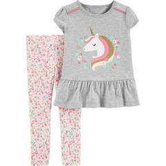 Set 2 Piezas - Remera y Calza "Unicornio"