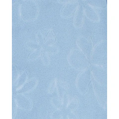 Pijama Micropolar "Flores" Celeste - comprar online